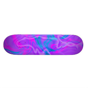 Purpurfärgad elektrisk FunkSkateboard för KRW Skateboard Bräda 20 Cm
