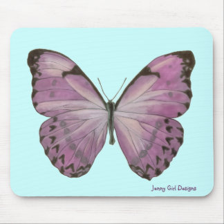 Purpurfärgad fjäril Mousepad Musmatta