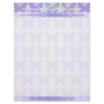 Purpurfärgad fjärilspersonligbrevhuvud