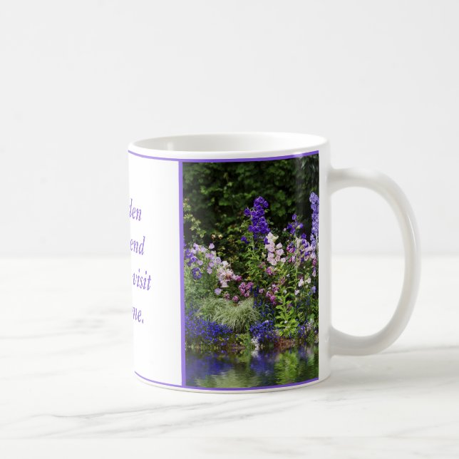 Purpurfärgad Foxglovesreflexionsmugg Kaffemugg (Höger)