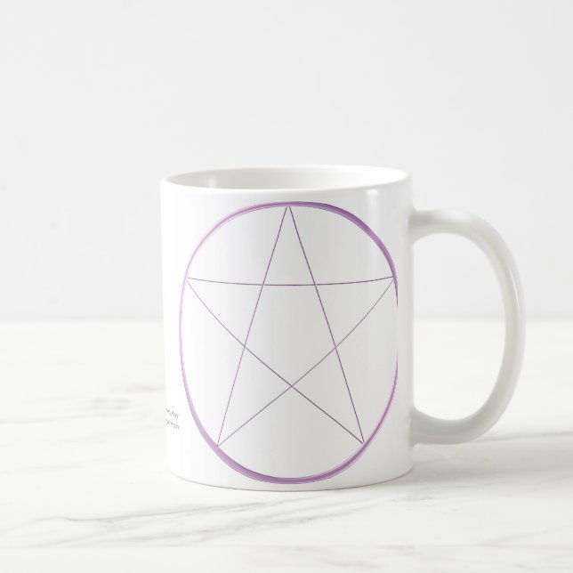 Purpurfärgad GelPentacle Kaffemugg (Höger)