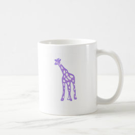 PURPURFÄRGAD GIRAFF KAFFEMUGG