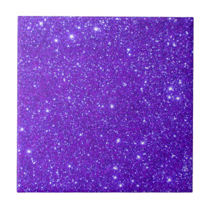 Purpurfärgad gnistraglitteranpassad design ditt kakelplatta
