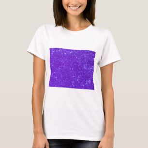 Purpurfärgad gnistraglitteranpassad design ditt t shirt