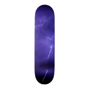 Purpurfärgad himmelblixtSkateboard Skateboard Bräda 20 Cm