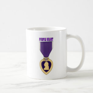 PURPURFÄRGAD HJÄRTA KAFFEMUGG