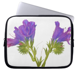 Purpurfärgad huggormbugloss (echiumplantagineumen laptop sleeve