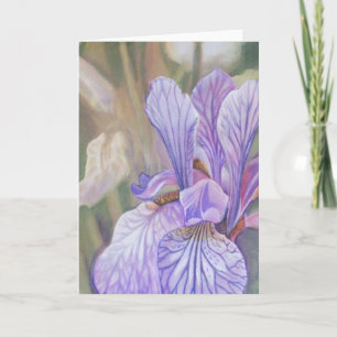 Purpurfärgad Iris Kort
