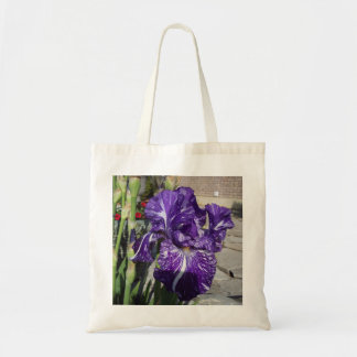 Purpurfärgad iris tygkasse