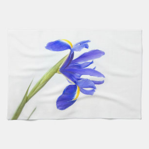 Purpurfärgad Irisblomma Kökshandduk