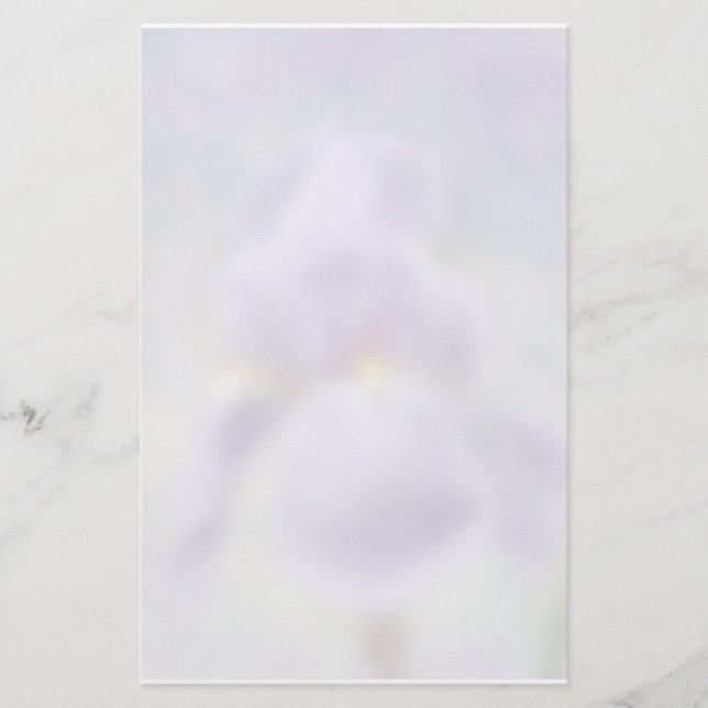 Purpurfärgad irisbrevpapper brevpapper (Framsida)