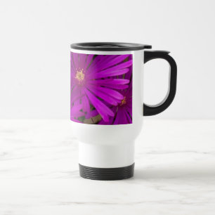 Purpurfärgad kaktusblommamugg resemugg