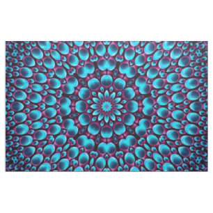 Purpurfärgad Kaleidoscope för Fractal för Tyg
