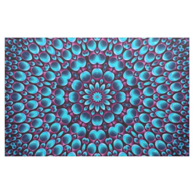 Purpurfärgad Kaleidoscope för Fractal för Tyg (Yard)
