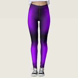 Purpurfärgad lutningdamasker leggings