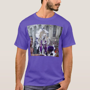 Purpurfärgad Mardis Gras Zulukung Tee Shirt