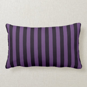 Purpurfärgad Mauve görar randig grafiskt Lumbarkudde