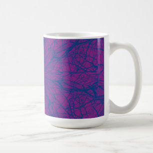 Purpurfärgad Maze Kaffemugg