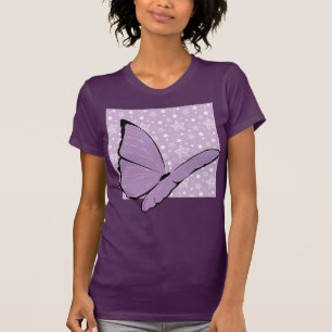 Purpurfärgad medvetenhetfjäril t shirt
