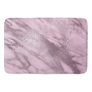 Purpurfärgad metallisk lila Mauve metallisk Badrumsmatta