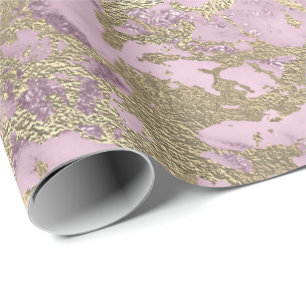 Purpurfärgad metallisk lila Mauve metallisk Presentpapper