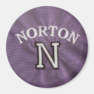 Purpurfärgad Norton magnet