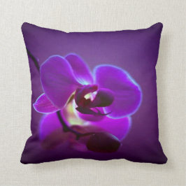 Purpurfärgad Orchid Kudde
