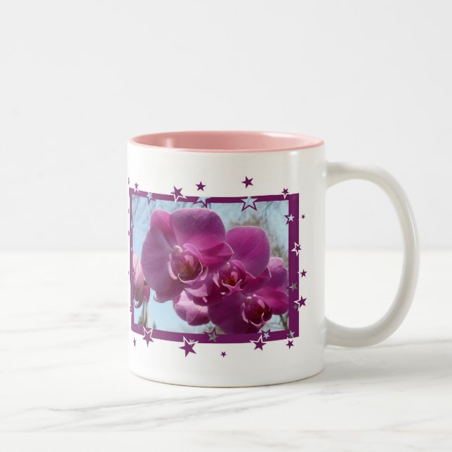 Purpurfärgad Orchid Två-Tonad Mugg (Höger)