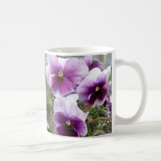 Purpurfärgad Pansiesmugg Kaffemugg