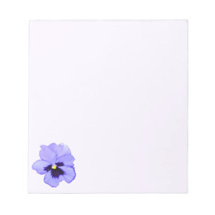 Purpurfärgad Pansy Anteckningsblock