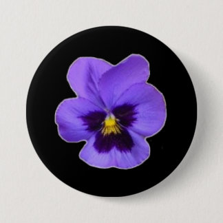 Purpurfärgad Pansy Knapp
