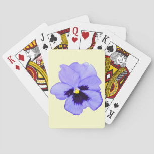 Purpurfärgad Pansy Spel Kort