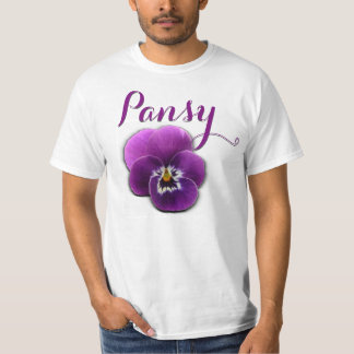 Purpurfärgad Pansy Tee