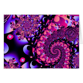 Purpurfärgad Parfait Hälsningskort