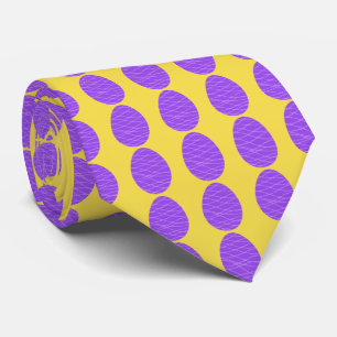 Purpurfärgad påskägg slips