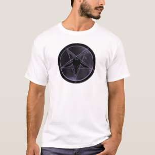 Purpurfärgad Pentagram Tee