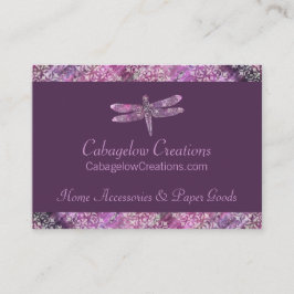 Purpurfärgad polityr: Slända Visitkort