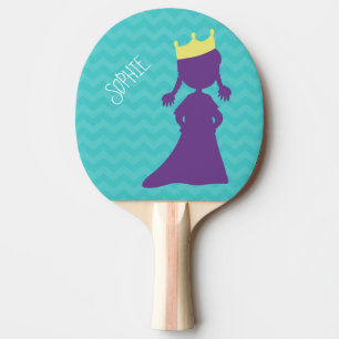 Purpurfärgad Princess Silhouette Kricka för Pingisracket