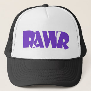Purpurfärgad Rawr hatt Truckerkeps