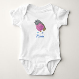 Purpurfärgad Robin fågel T Shirt