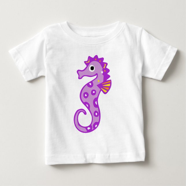 Purpurfärgad seahorse tee (Framsida)