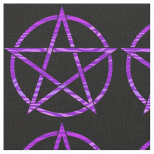 Purpurfärgad sebraPentagram Tyg