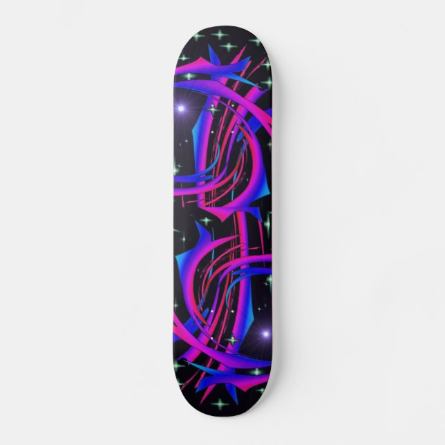 Purpurfärgad Skateboard Bräda 19,5 Cm (Framsida)