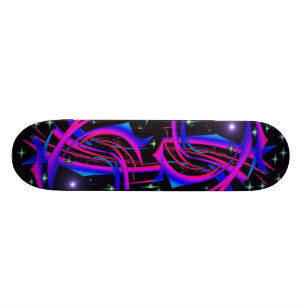 Purpurfärgad Skateboard Bräda 19,5 Cm
