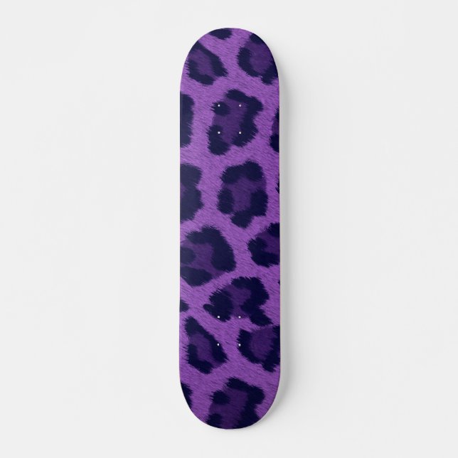 PURPURFÄRGAD) skateboard "för LEOPARD" ( (Framsida)