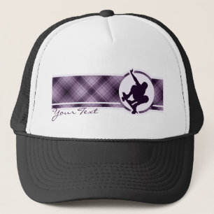 Purpurfärgad Skateboarding Keps