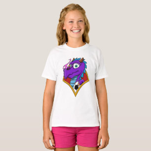 Purpurfärgad skjorta för drakefotbolllag t shirt