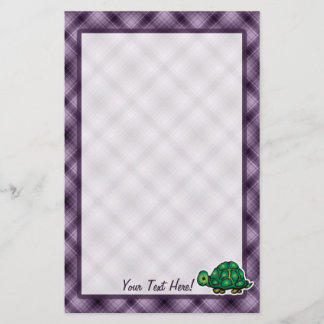 Purpurfärgad sköldpadda brevpapper