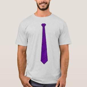 Purpurfärgad slipsskjorta t shirt