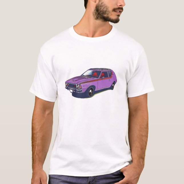Purpurfärgad smådjävul som orsakar felt-skjorta t-shirt (Framsida)